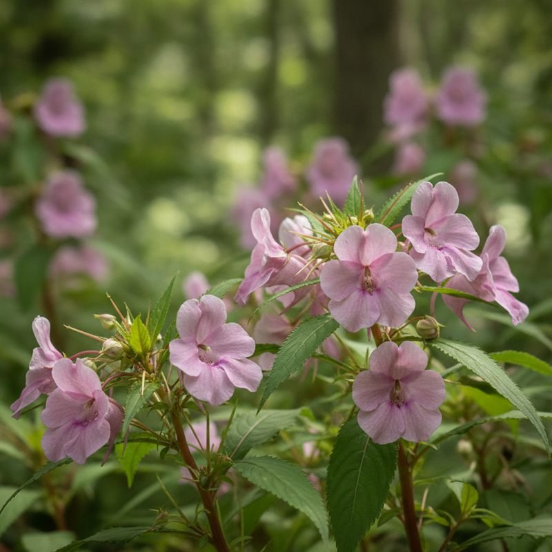 Impatiens flower — Bach flower remedy